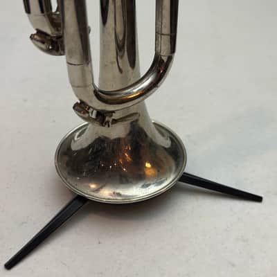 Tristar Silver-Plated Bb Trumpet w/ Bach 5C Mouthpiece, Case & Accessories – Made in India image 21