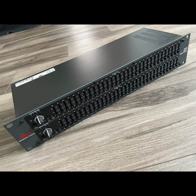 dbx 231 Dual Channel 31-Band EQ Black image 1