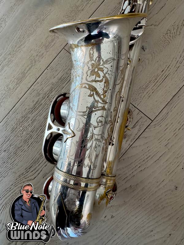 1938 Selmer Balanced action alto saxophone- Original Silver plate w/ Full engraving & Premium Overhaul! image 1