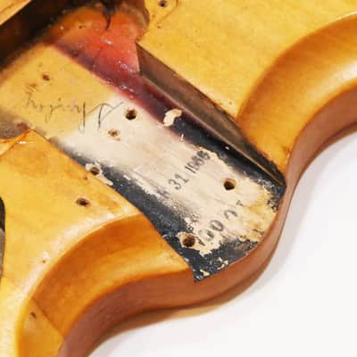 1966 Mosrite The Ventures Model Mark V Vintage Electric Guitar Body – Rare Original ’66 MK V German Carve Ventures II Part Made in Bakersfield CA (B802) image 8
