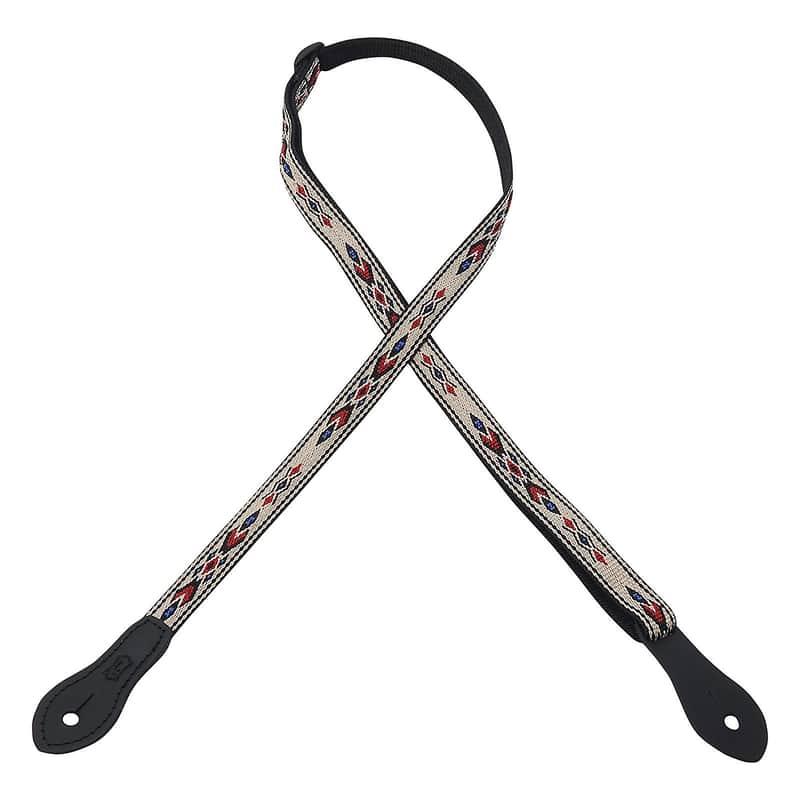Levy's MJ19UKE-003 Henderson Series 0.5" Woven Ukulele Strap - Design 3 image 1