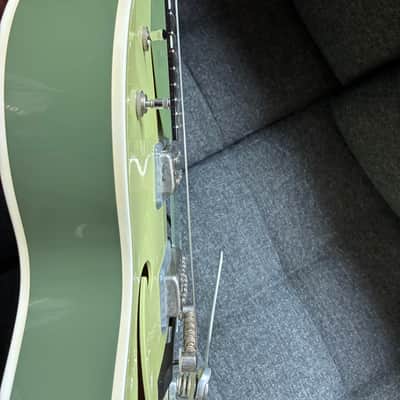 Gretsch G6118T Anniversary with Bigsby 2003 - 2016 Smoke Green 2-Tone image 10