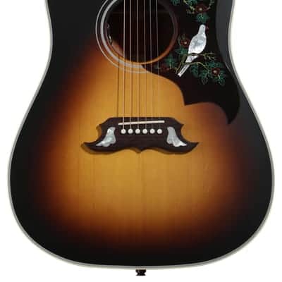 Gibson Acoustic Dove Mahogany Acoustic-electric Guitar - Vintage Sunburst Satin image 2