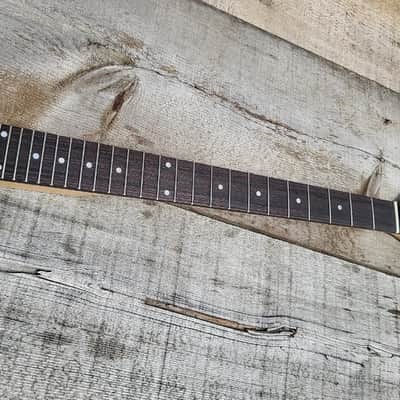 4x2 off set head 24 fret guitar neck replacement DIY project Electric Guitar neck image 2