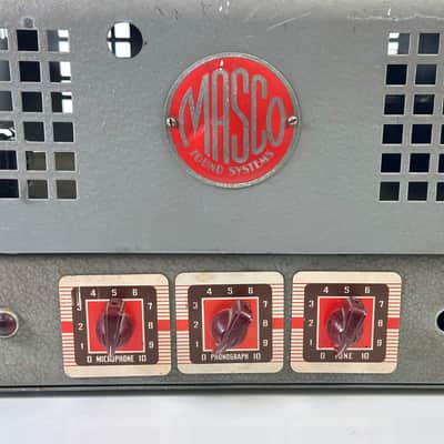 Masco MA-17p MA17 Tube PA Amplifier Head image 5