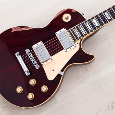 1978 Gibson Les Paul Standard Vintage Guitar Wine Red w/ T Tops image 1