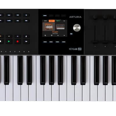 Arturia KeyLab 49 mk3 Black — 49 Key USB MIDI Keyboard Controller with Analog Lab Pro Software Included image 1