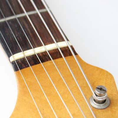 1964 Vintage Fender Duo-Sonic Professionally Refinished White Brazilian Rosewood ~CELAN~ +OHSC USA 1960's Pre-CBS L-Series image 21