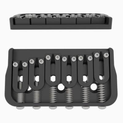 Hipshot 6 String Fixed Guitar Bridge image 3