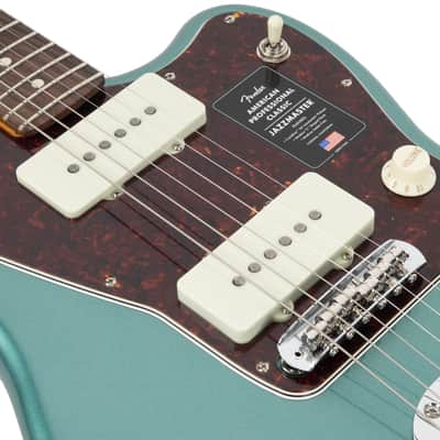 Fender American Professional Classic Jazzmaster - Faded Sherwood Green Metallic image 8
