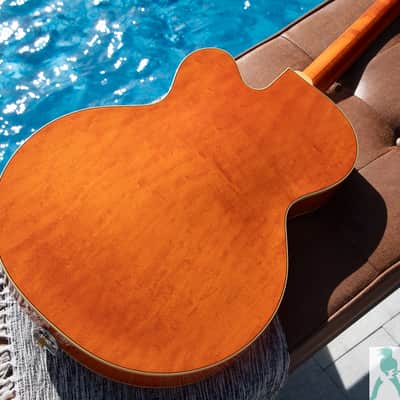 2006 Gretsch G6120-1960 Nashville Reissue - w Original Bigsby - Western Orange - Made in Japan image 4