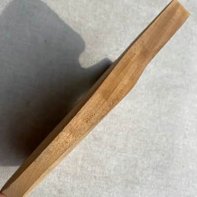 Unfinished Solid Mahogany Wood Guitar Body image 3