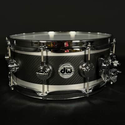 DW 14" x 5.5" Collectors Series Carbon Fiber Edge Snare Drum image 2