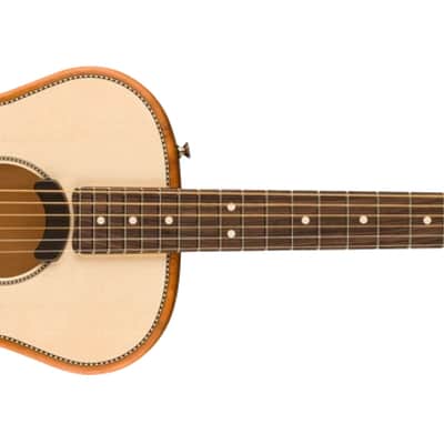 Fender Highway Series Parlour All Solid Acoustic Electro Guitar Incl Deluxe Gig Bag image 1