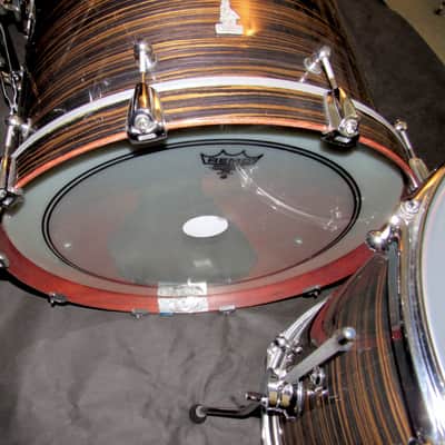 Brady Drums  Brady Maccasar Jarrah Ply 5-Piece Drum Kit Maccasar Ebony Gloss Maccasar Ebony Gloss image 13