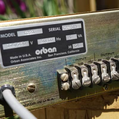 Vintage Orban 622A Mono Parametric Equalizer image 3