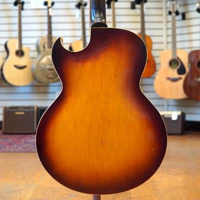 Gibson ES-175 D Hollow Body Electric Guitar 1961 Sunburst w/Gibson Reissue PAF Pickups, Hard Case image 3