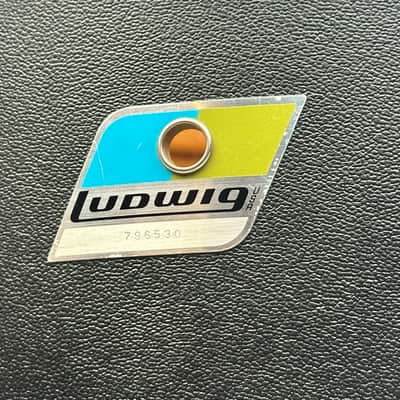 Ludwig 18/12/14" VIDEO Vintage 70's Jazzette Drum Set - Black Panther image 17