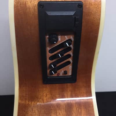 Johnson JB-2 4-F Fretless Acoustic-Electric Bass 2010's - Natural image 3
