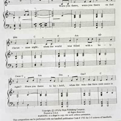 Were You There On That Christmas Night? - SAB/Piano Sheet Music image 2