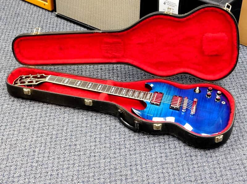 2002 Gibson SG Supreme Electric Guitar w/Case! Midnight Burst! VERY NICE!!!
