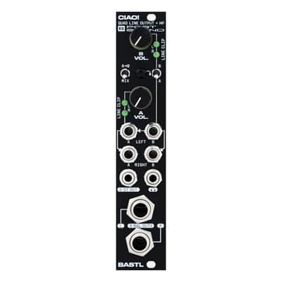 Bastl Instruments Ciao Eurorack Audio Output Module (Black) image 1