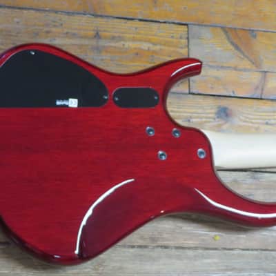 MTD Kingston Z4 4 String Bass Guitar 2020 - Present Trans Cherry image 6