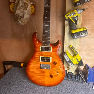 PRS SE Custom 24 7-String 2012 - 2014 - Vintage Sunburst image 1
