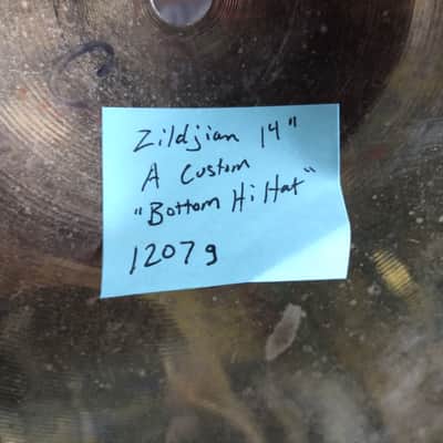 Zildjian A Custom Bottom Hi Hat image 3