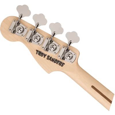 Fender Troy Sanders Precision Bass - Silverburst w/ Rosewood FB image 5