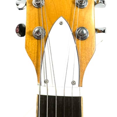 Awesomesauceguitars electric guitar made from a vintage microscope box Diddley Bo cigarbox guitar The Boxcaster 2026 - Blue box image 7