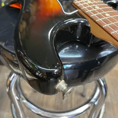 Fender Stratocaster Left-handed Reverse Headstock Partscaster - Sunburst image 19