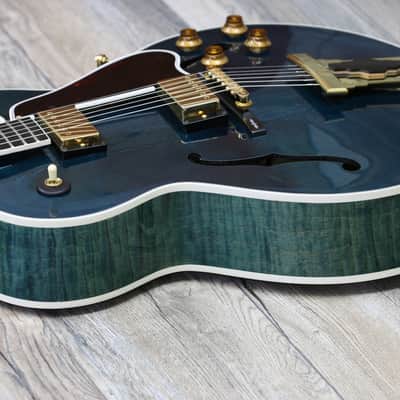 One of a Kind! Gibson L-4 CES Master Model Custom Shop 1997 Turqoise + OHSC! image 15