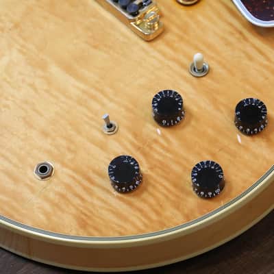 MINTY & RARE! 1984 Gibson ES-357 Figured Natural Semi-Hollow w/ 3 P90’s + OHSC *Video image 6