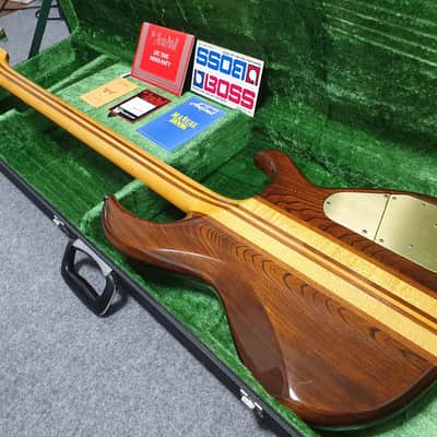 EXTREMELY RARE Lefty 1980 Aria Pro SB1000 Walnut Japan Vintage High End Left Handed Electric Bass SB-1000WA image 13