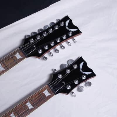 DEAN Gran Sport Double Neck electric GUITAR new w/ CASE - Worn Brown image 6