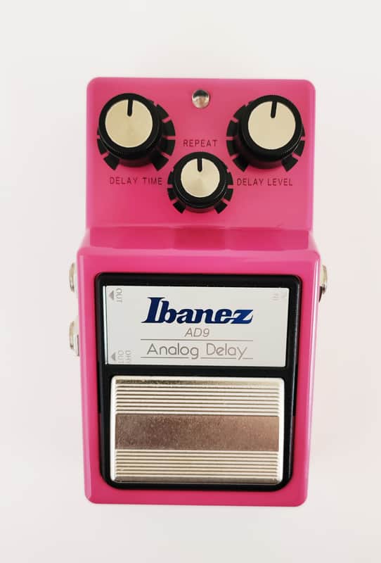 Ibanez AD-9 Analog Delay 1980s - Hot Pink image 1