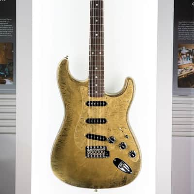 2017 Fender NAMM Display Prestige Masterbuilt  Frosted Gold Duco NOS  Stratocaster  Scott Buehl NEW! image 20