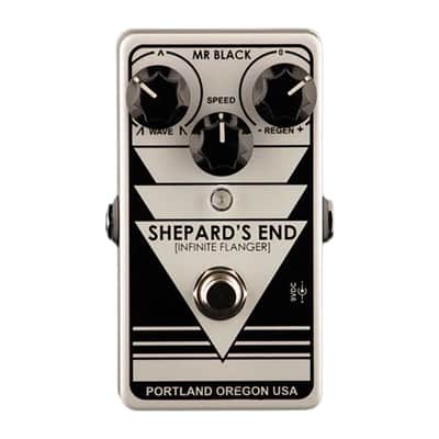 Mr. Black Shepard's End Barber-Pole Flanger Pedal