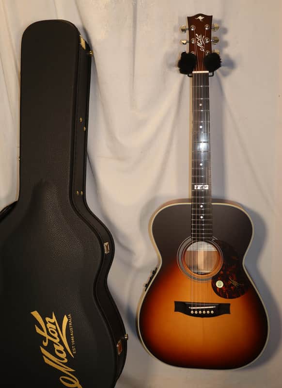 Maton EBG808TE-TSB Tommy Emmanuel Tobacco Sunburst Acoustic Electric Guitar image 1