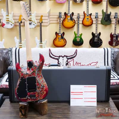 James Tyler USA Studio Elite HD HSS Slanted Rear Rout Brazilian Rosewood Fingerboard Midboost Preamp Burning Water 2K image 9