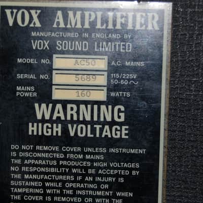 Vox AC 50 - black tolex image 7