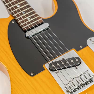 Warmoth Rosewood Neck Parts Telecaster w/ Butterscotch Ash Body, Tweed Fender HSC image 5