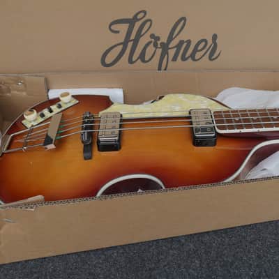 BRAND NEW Hofner HCT-500/1L SB VIOLIN BEATLE BASS A Hard To Find lefty Brown Sunburst image 2