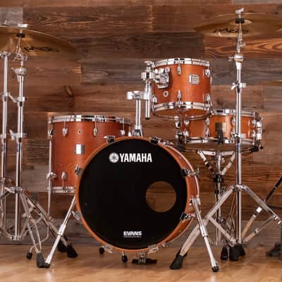 Yamaha Birch Custom Absolute 3 Piece Drum Kit, Vintage Natural (Pre Loved) image 12