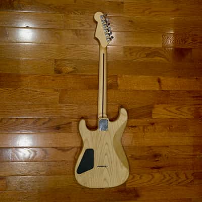 Super-Strat Style Electric Guitar - Natural Finish, Dual Humbucker, w/ Hardshell Case image 10