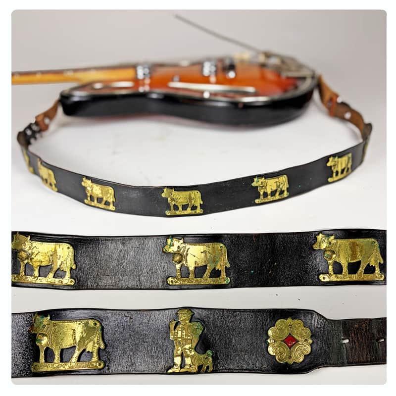 Loft Relics "Cattle Call" guitar strap (Souldier) one-of-a-kind made at the Wilco Loft image 1