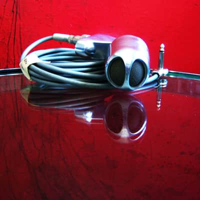 Vintage 1950's Electro-Voice 638 Omnidirectional Dynamic Microphone Hi Z harp mic w Belden 8401 model cable 606 605 607 664 image 1