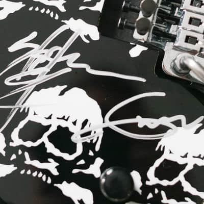 ESP LTD MW-600 Michael Wilton Signature 2006 - 2009 - Black with Graphic image 12