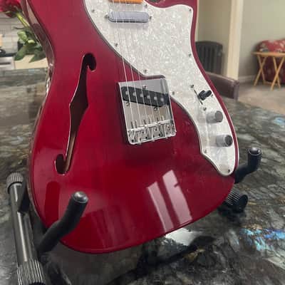 Fender '69 Vintage Thinline Telecaster FSR (Fender Special Run) 2003 cherry red image 9